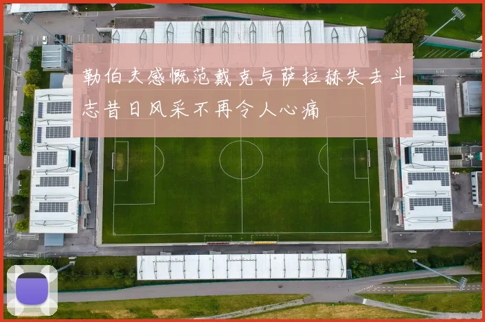 勒伯夫感慨范戴克与萨拉赫失去斗志昔日风采不再令人心痛